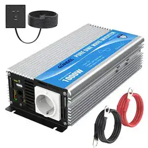 GianDel 1000W KFZ Wechselrichter 12V auf 230V mit USB-Anschluss