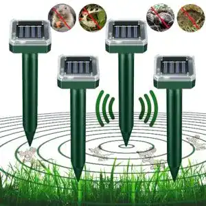 Solar Ultraschall Maulwurfvertreiber für Mäuse und Nagetiere