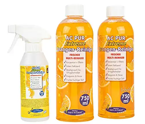Orangenölreiniger Aqua Clean PUR Extreme für verschiedene Oberflächen