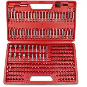 FOURROBBER Bit-Set, 214 Teile, Schrauberbits aus S2-Stahl