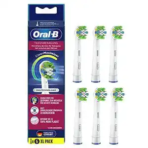 Oral-B Aufsteckbürsten für Tiefenreinigung – 6er Pack