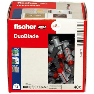 Gipskartondübel Fischer DuoBlade für Gipskarton- und Gipsfaserplatten