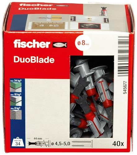 Gipskartondübel Fischer DuoBlade für Gipskarton- und Gipsfaserplatten