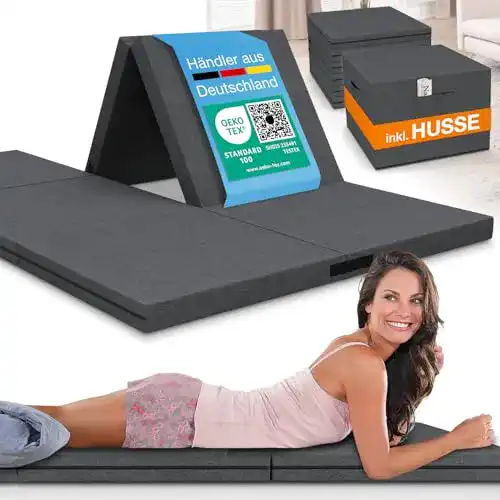 Klappmatratze 140×200 MaxVitalis Doppel-Klappmatratze für vielseitige Nutzung