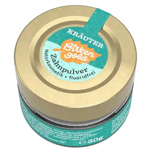 Birkengold Zahnpulver Kräuter 30 g im Glas
