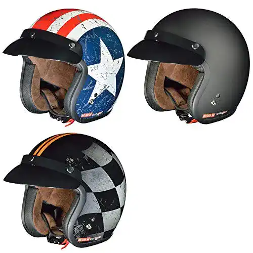 Rueger Helm RC-583 Jethelm für Motorrad und Roller