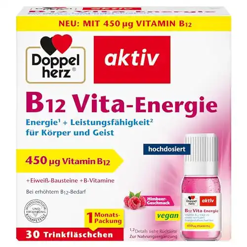 Vitamin B12 Trinkampullen von Doppelherz B12 Vita-Energie, vegan