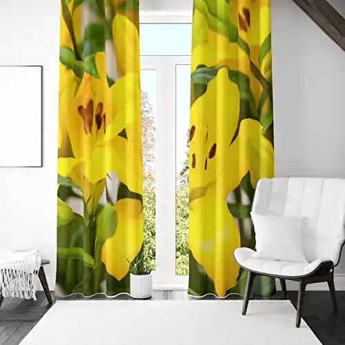 Fotogardinen Lemare 2-Set Deko-Vorhänge mit Digitaldruck