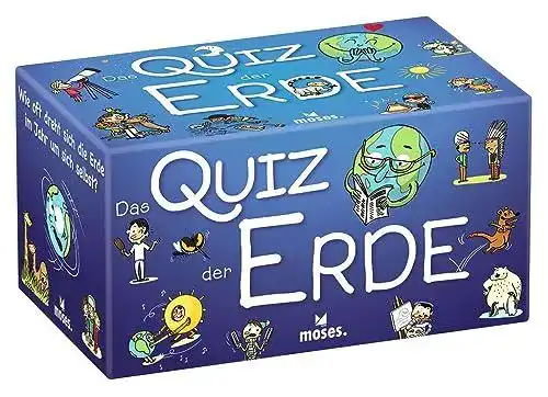 Quizspiele Moses Das Quiz der Erde Kinderquiz für Kinder ab 8 Jahren