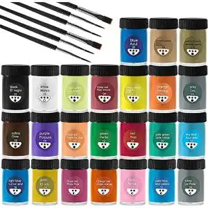 Yuykcei Acrylfarben Set für Modellbau und Hobby