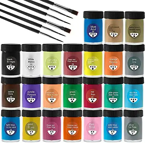 Yuykcei Acrylfarben Set für Modellbau und Hobby