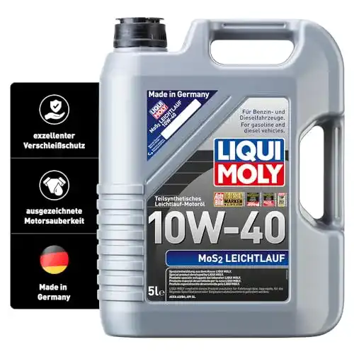 Motoröl 10W-40 Liqui Moly MoS2 Leichtlauf 5 Liter