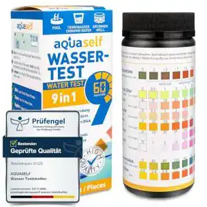Pooltester Aquaself 9-in-1 Wassertest für Trinkwasser, 100 Stück