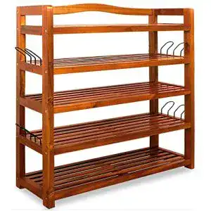 Schuhregal Casaria mit 5 Ebenen 75x26x82cm FSC-zertifiziert