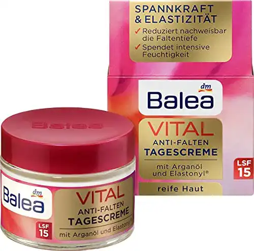 Balea Gesichtscreme Tagespflege Vital Aufbauende 50 ml für reife Haut