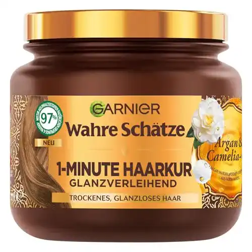 Garnier Wahre Schätze Haarkur Glanzverleihend 1-Minute