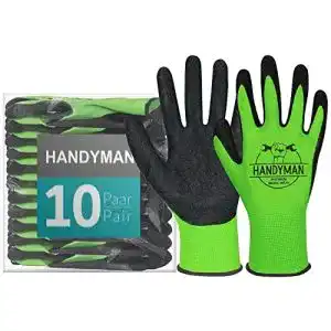Montagehandschuhe ACE Handyman Arbeits-Handschuh, 10 Paar