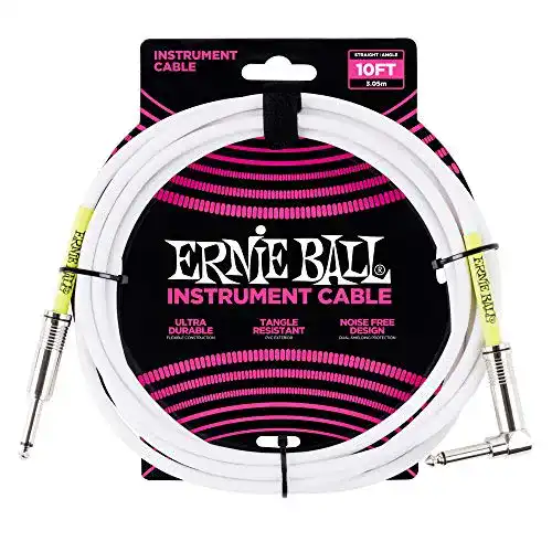 Ernie Ball Gitarrenkabel Instrumentenkabel, gerade/gewinkelt, 3,048 m