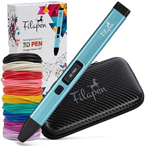 3D-Stift Filapen Premium mit Zubehör und 10 Filamenten
