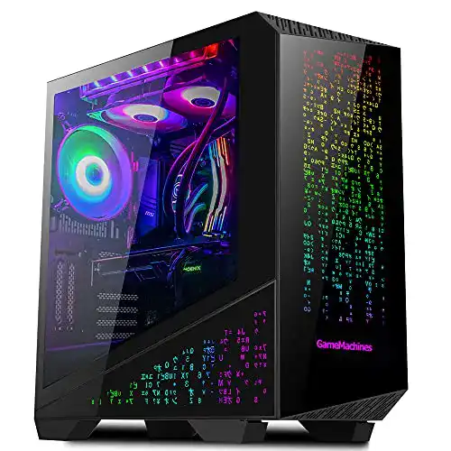 Desktop-PC i7 GameMachines Cyber mit Wasserkühlung und RGB-Komponenten