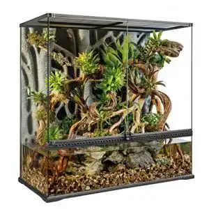 Terrarium Exo Terra aus Glas mit Front Belüftung und zwei Türen