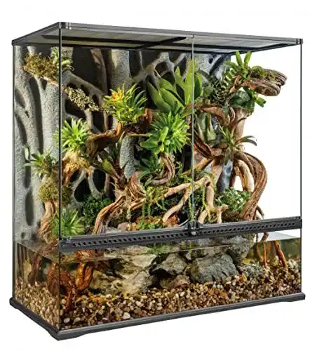 Terrarium Exo Terra aus Glas mit Front Belüftung und zwei Türen