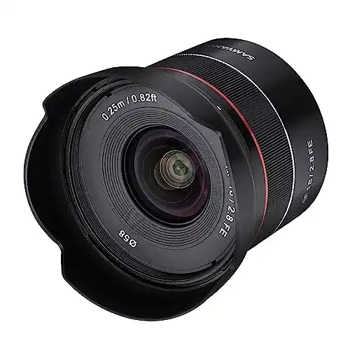 Weitwinkelobjektiv Samyang AF 18 mm F2.8 FE für Sony E-Mount