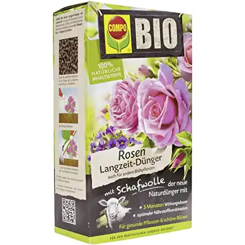 Rosendünger Compo BIO Rosen Langzeit-Dünger für alle Arten