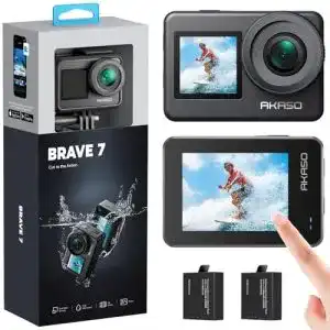 Unterwasserkamera Akaso Brave 7 Action Cam 4K 20MP WiFi IPX8