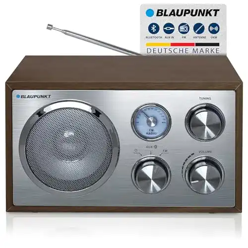 Blaupunkt RXN 180 Nostalgieradio mit Bluetooth und AUX-IN