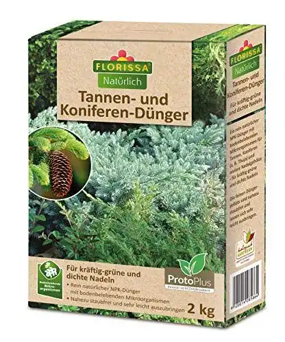 Koniferendünger Florissa Natürlich BIO für Tannen und Nadelgehölze