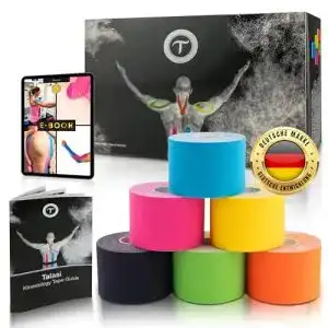 Kinesiologie Tape Set Talasi – 6 Rollen Mix