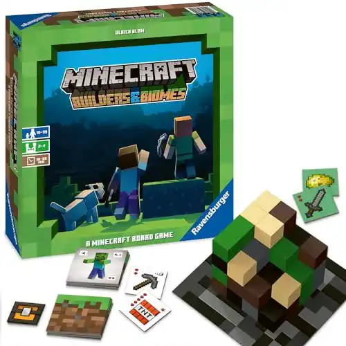 Brettspiele Ravensburger Familienspiel 26132 Minecraft Builders