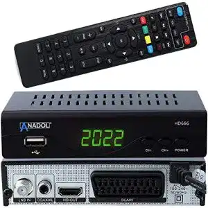 Anadol HD 666 HD Receiver mit PVR Aufnahmefunktion und Timeshift