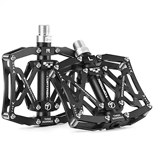 MTB Pedale Toptrek mit 9/16 Zoll Achse aus CNC Aluminium