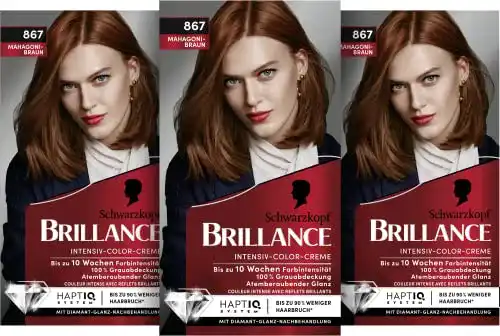 Haarfärbemittel Brillance Intensiv-Color-Creme 867 Mahagonibraun