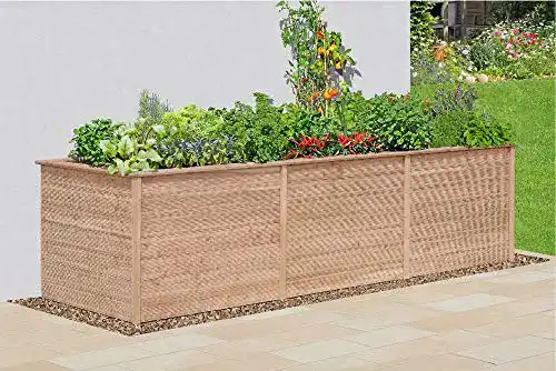 Hochbeet aus Lärche Madera Natur XL mit 2700 Litern Volumen