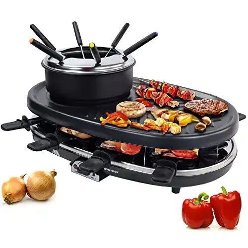 Raclette Fondue Set Syntrox Germany RAC-1500W Appenzell