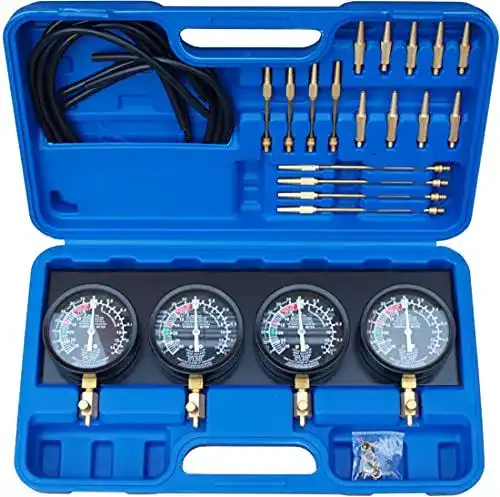 Synchrontester Carmax für Vergaser mit 4 Synchronuhren