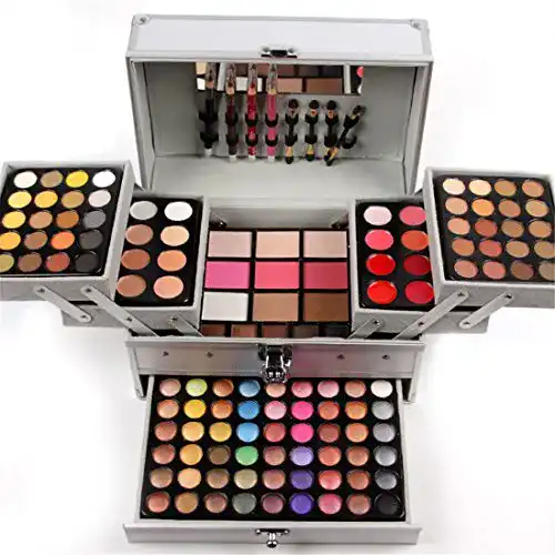 Schminkkoffer mit 132 Farben für Lidschatten und Make-up