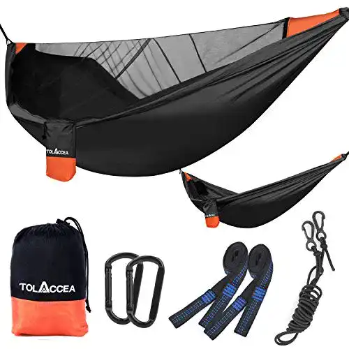 Hängematte mit Moskitonetz von Tolaccea für den Outdoor-Einsatz
