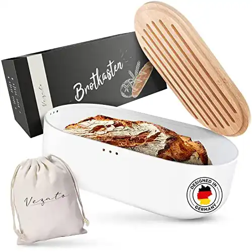 Brotkasten Vezato Nachhaltige Brotbox für lange Frische
