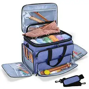 Stricktasche Yarwo für Wolle und Häkelzubehör