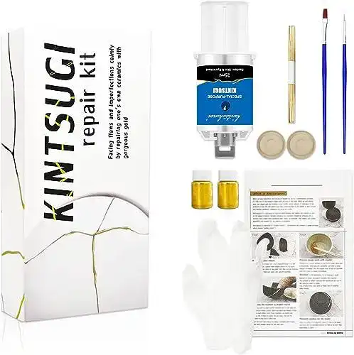 Kintsugi-Set MUFUN für die Reparatur von Keramik und Glas