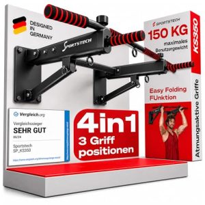 Klimmzugstange Wand Sportstech 4in1 für Indoor Training