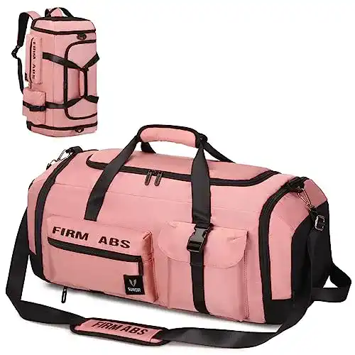 Sporttasche mit Rucksackfunktion und Schuhfach für Reisen und Sport