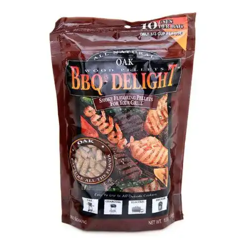 Holzpellet BBQ’rs Delight aus Eichenholz, 0,5 kg Beutel