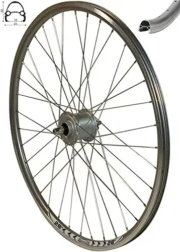 Nabendynamo Schürmann Redondo 28 Zoll Vorderrad mit Hohlkammerfelge