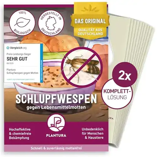 Schlupfwespen zur Bekämpfung von Lebensmittelmotten