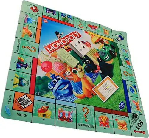 Monopoly Junior XL Spielmatte 61×61 cm von Hasbro Gaming